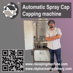 Automatic Pick and place Nasal Spray bottle capping machine